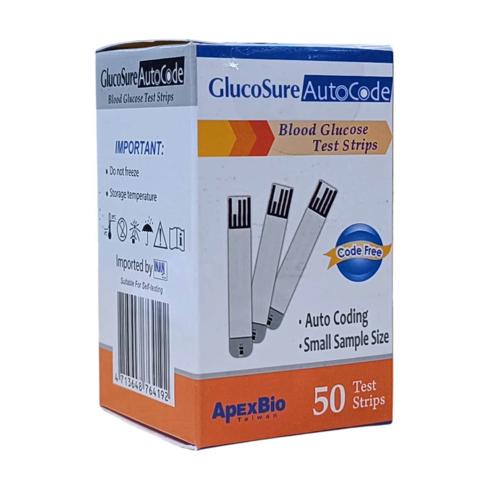 GlucoSure Auto Code strips 50, S box